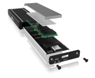 ICY BOX Obudowa do dysku M.2 NVMe (RGB) - 601767 - zdjęcie 4